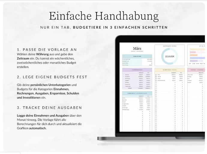 Monatliches Haushaltsbuch