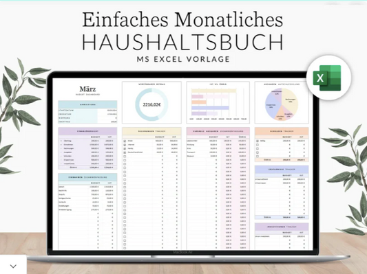 Monatliches Haushaltsbuch